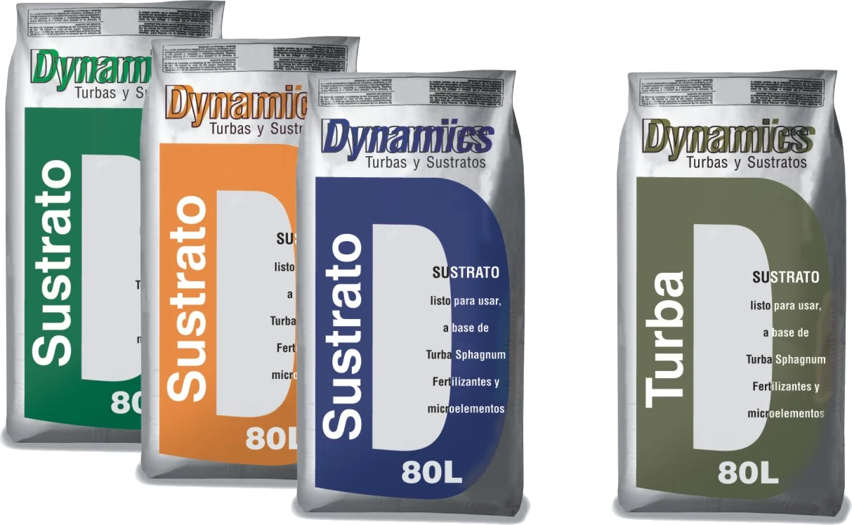 Bolsas de sustratos y turba Dynamics