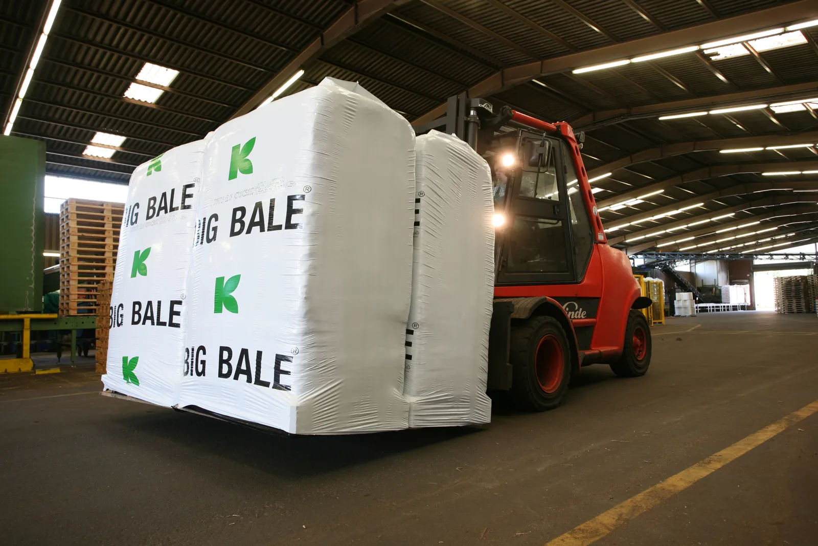 Big Bale Klasmann en la planta de Klasmann-Deilmann
